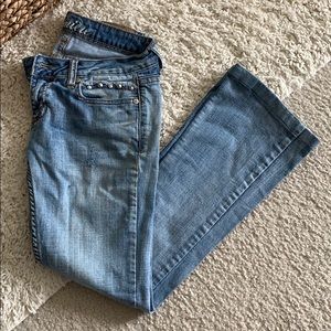 Washed Denim Jeans